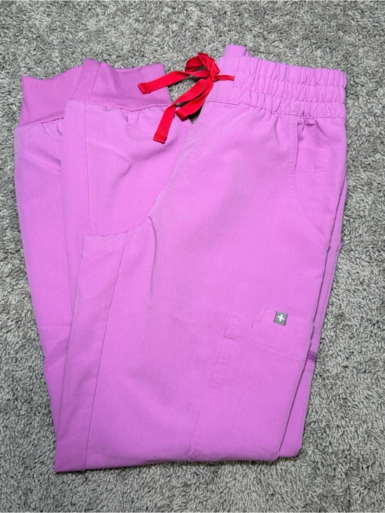 Figs Pants - Figs Women’s Pink Cloud Uman Relaxed Jogger Scrub Pants